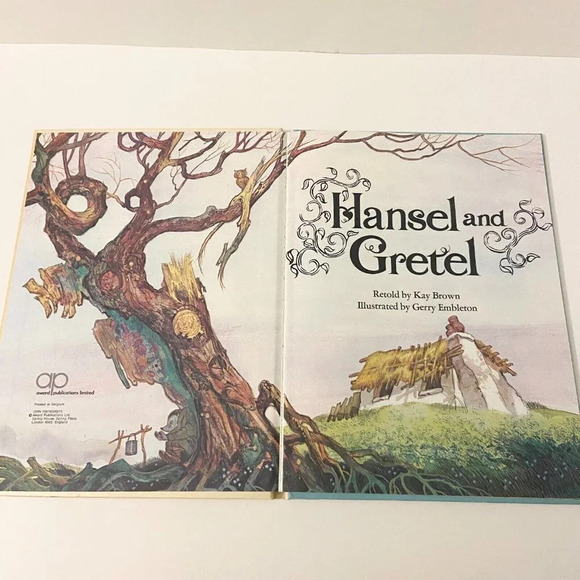 Vintage Hansel and Gretel Award Publications  Fairy Tale Book HC - Picture 4 of 9